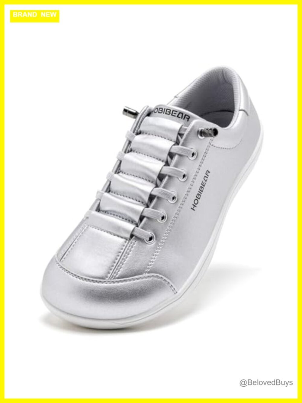 Leather Wide Toe Box Zero Drop Slip-On Walking Sneaker